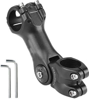 Manubrio Verstabile in Alluminio - Angolo Regolabile - 28,6 mm di Diametro - Per Biciclette BMX e MTB