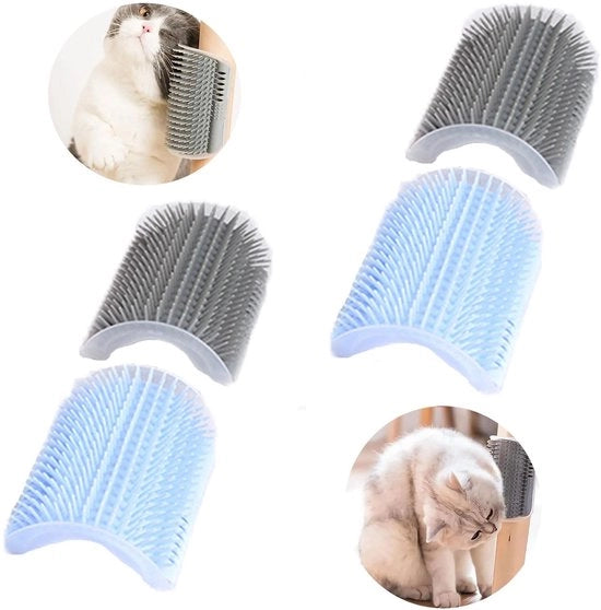 Spazzola per la cura del pelo - Borbotta e pettina il pelo - Spazzola con sacchetto per la raccolta dei peli - Cassetto di stoccaggio per accessori - Supporto per parete - Raccoglie i peli sciolti - Spazzola per il pelo