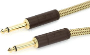 Cavo di collegamento per strumenti - Tweed - Lunghezza 7,5m - Jack plug rettilineo - Colore tweed