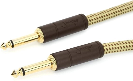Cavo di collegamento per strumenti - Tweed - Lunghezza 7,5m - Jack plug rettilineo - Colore tweed