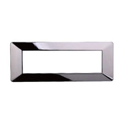 Placca Plastica Serie Starlight 7P Colore Cromato Lucido Compatibile Con Vimar Plana