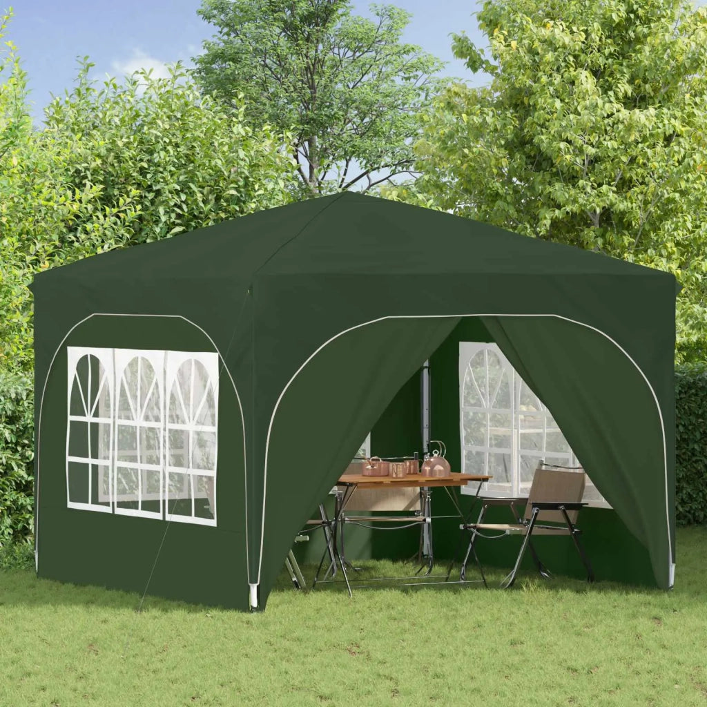 Tenda per feste a pop-up-Gazebo 290 x 290 x 245 cm Verde 106294
