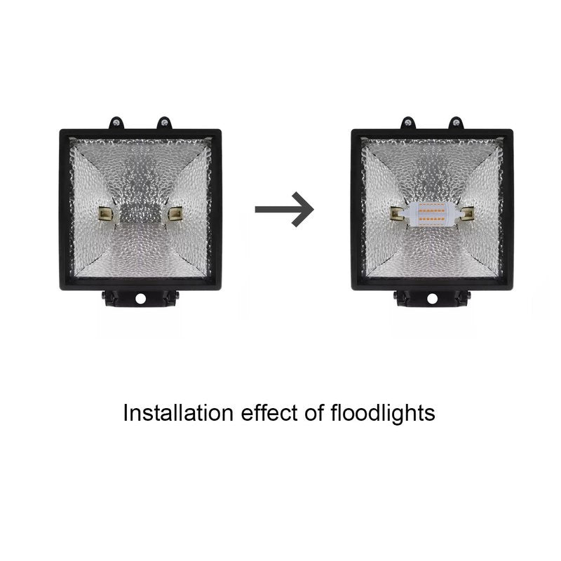 Lampada Led R7S 78mm 9W 1020lm Bianco Caldo 3000K Diametro 28mm 360 Gradi