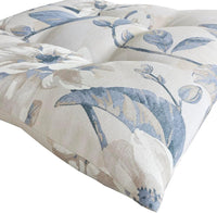 Set 4 Cuscini Sedia Casa Shabby Chic Morbidi Imbottiti Ovatta Universali Coprisedie Cotone Lavabili