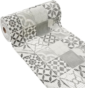 Passatoia Gomma Rotolo 15 MT Tappeto Morbido Piscina Cucina Bagno Tovaglia Ripiano Bar Dis.G