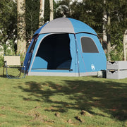 Tenda Familiare Igloo per 6 Persone-Tenda da campeggio Blu Impermeabile