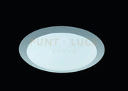 GONZALO PLAFONIERA LED 12W 1050lm, 3000K BORDO ALLUMINIO + DIFFUSORE PLASTICA  D.34CM