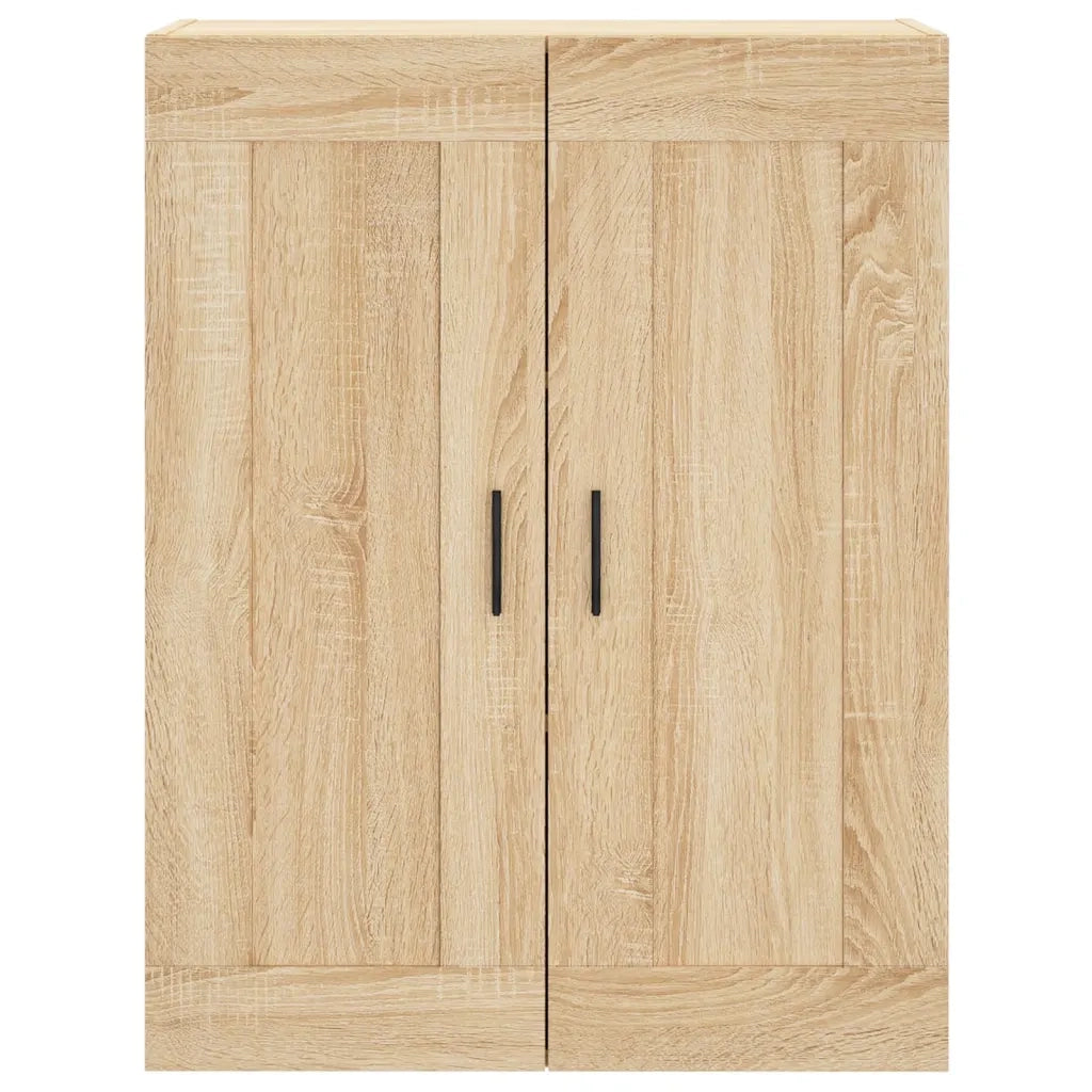 Armadietti a Parete 2 pz Rovere Sonoma in Legno Multistrato