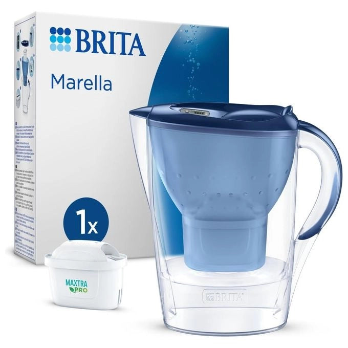 BRITA 790715 Marella Brocca Filtrante 2.4 L con Tecnologia Maxtra PRO colore Blu