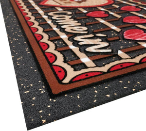 Zerbino Ingresso Gomma Moderno Interno Esterno Asciugapassi Antiscivolo Made In Italy Dis.E