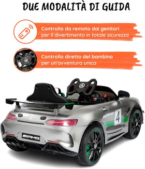 Auto Elettrica per Bambini Mercedes GT4 AMG Luxury  12V