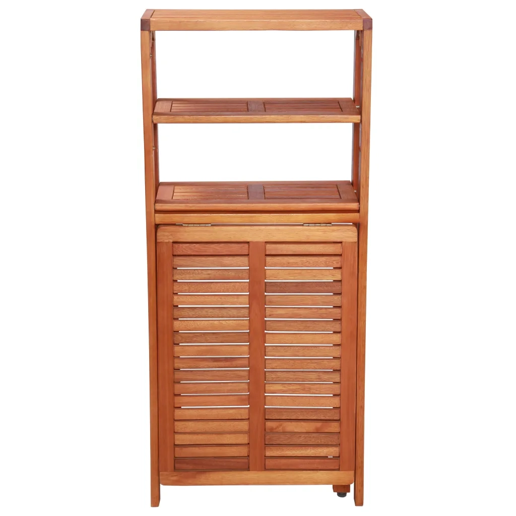 Set da Bistrot 3 pz Pieghevole in Legno Massello di Acacia 44013