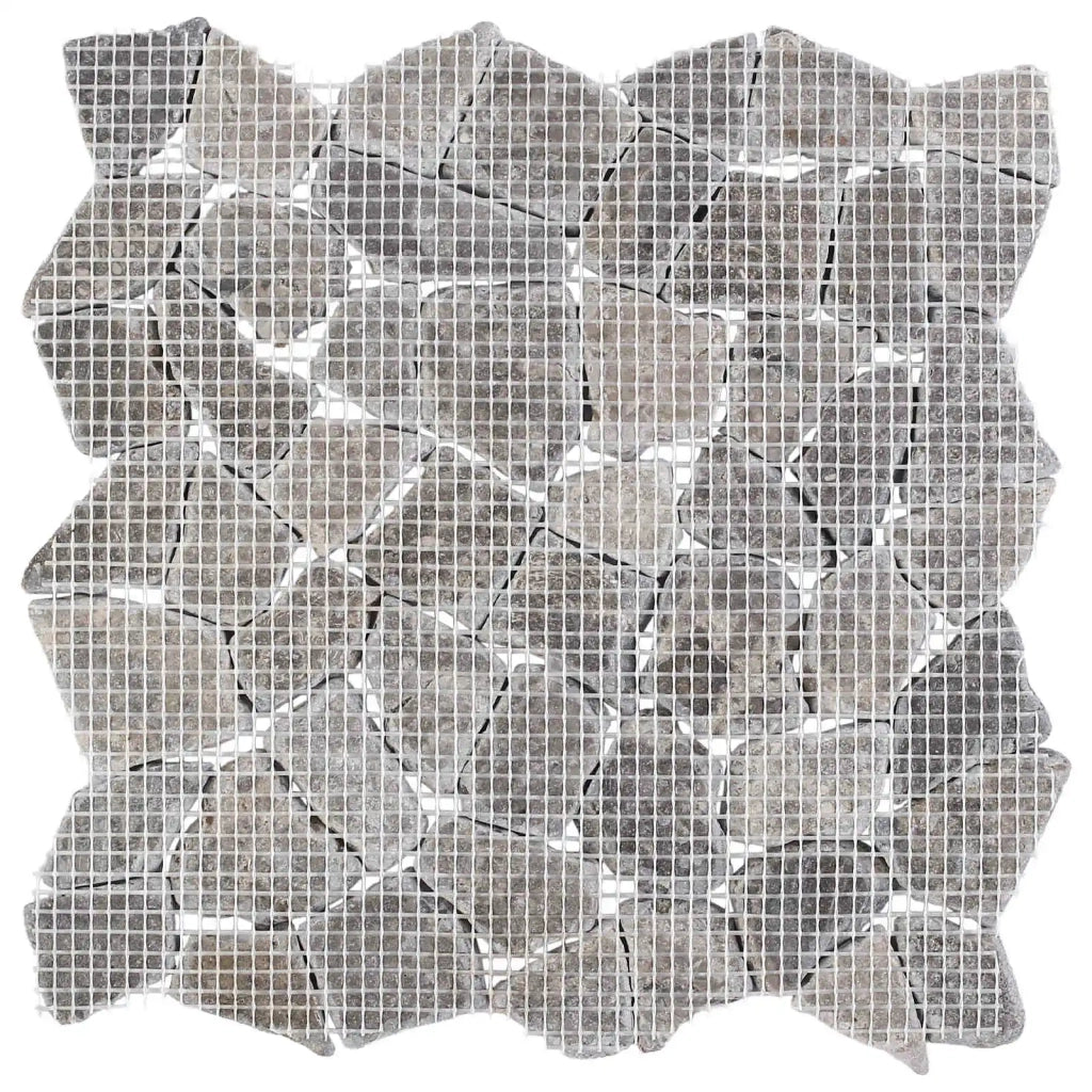 Piastrelle Mosaico Grigio Chiaro 30 x 30 cm Marmo 42033528