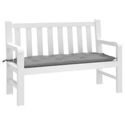 Cuscino per Panca-Cuscini per panchina Grigio 120x50x7 cm in Tessuto Oxford
