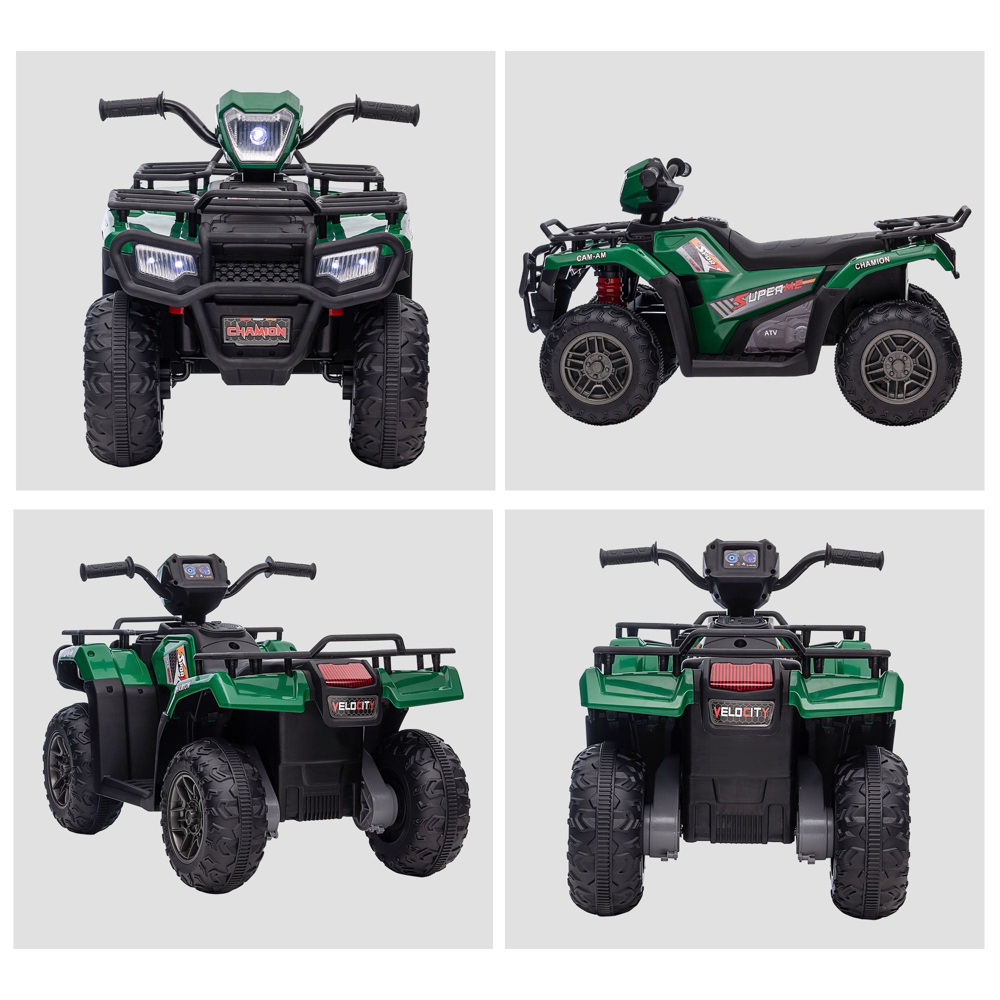 Quad Elettrico per Bambini 12V Verde