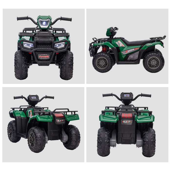 Quad Elettrico per Bambini 12V Verde