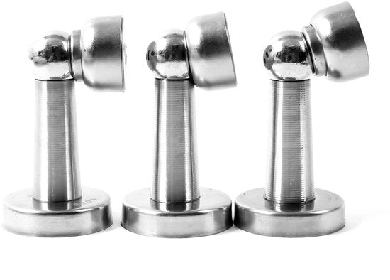 Blocco Porta Magnetico - Materiale Inox - Sostegno Porta - Supporto Porta - Resistente a Shock - Costruzione di Alta Qualità - Blocco Porta Magnetico