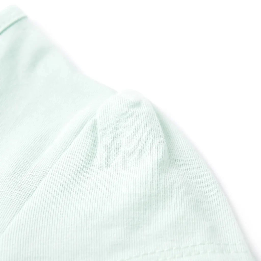 Maglietta da Bambina Menta Chiaro 104 10425