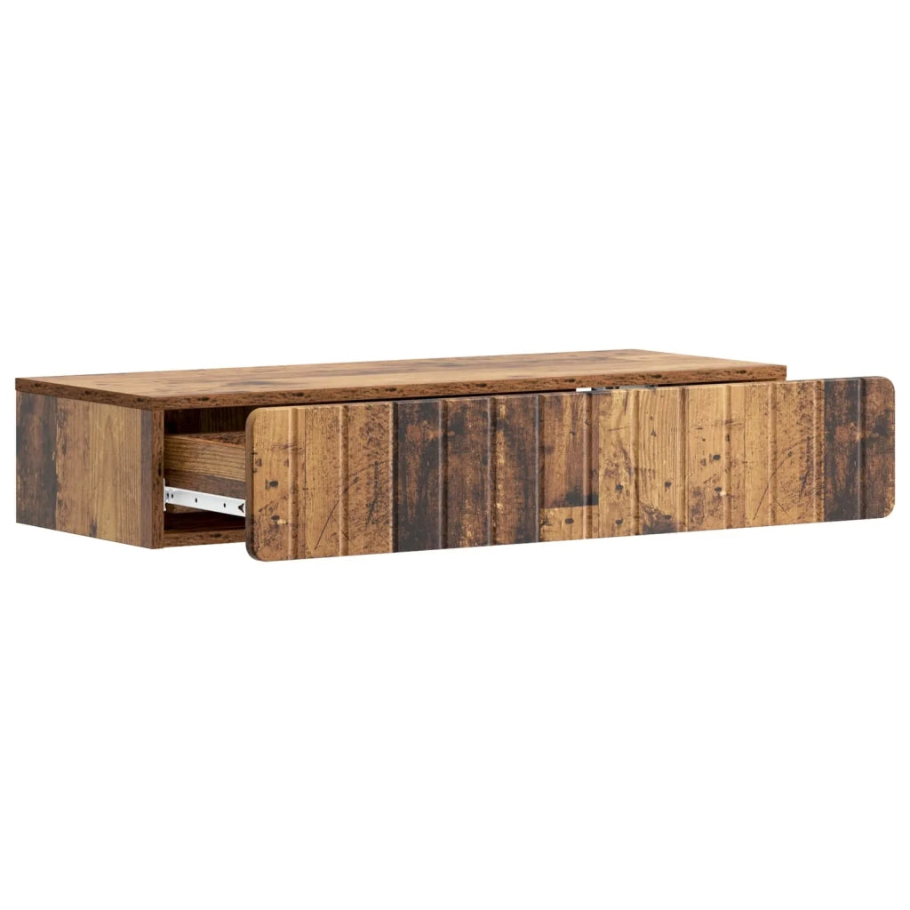 Tavolino da Parete Laterale Legno antico 87,5 x 34,5 x 17 cm 898333