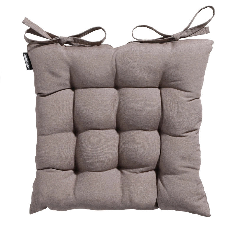 Galette de chaise de jardin PANAMA 45 x 45 cm - MADISON SÃ©rie Classique - Taupe