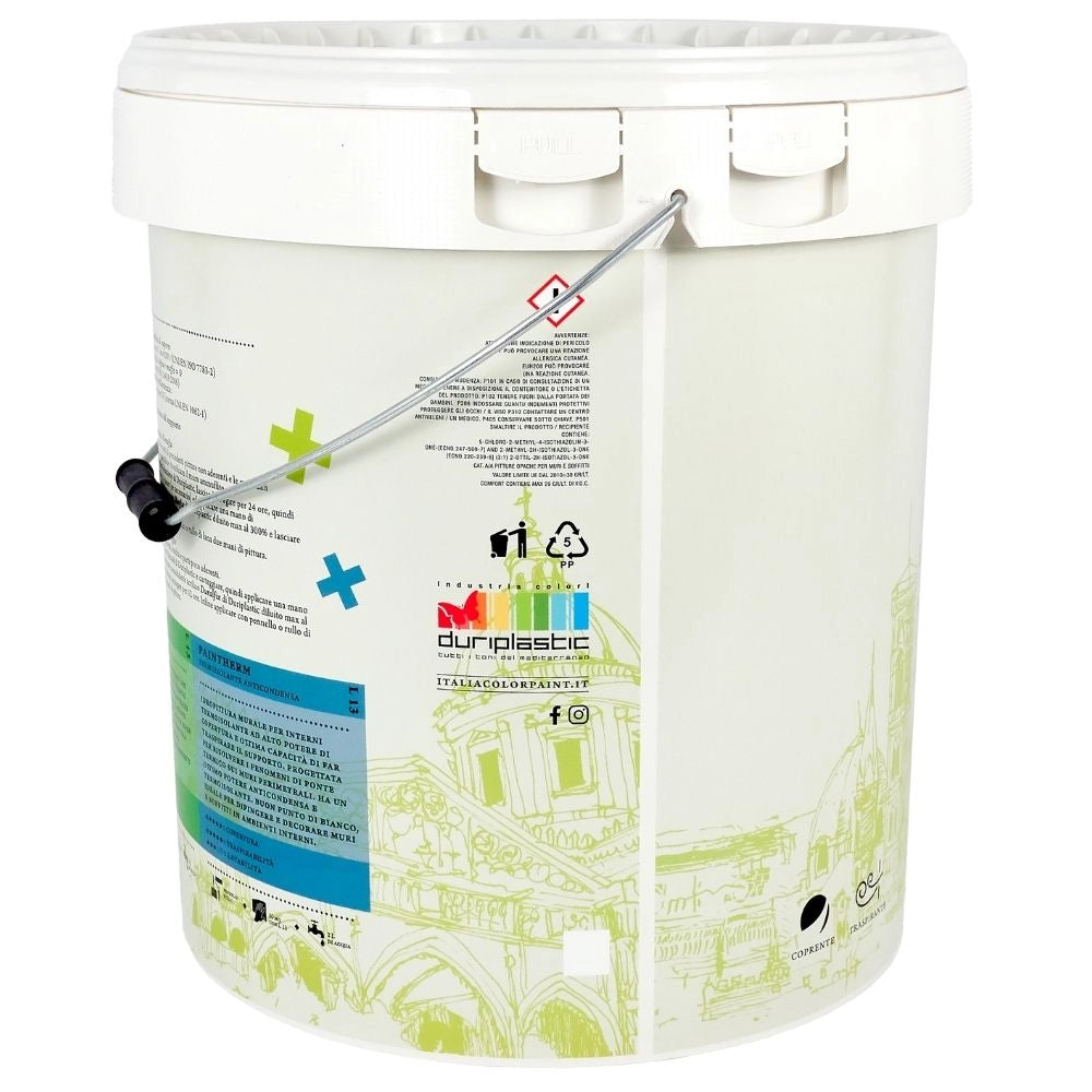 Idropittura antimuffa lavabile fermamuffa plus traspirante bianco litri 13