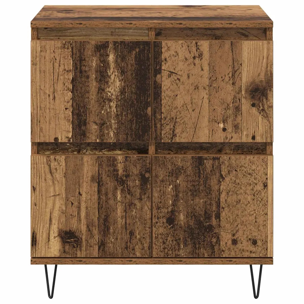 vidaXL Sideboards 2 pcs Legno vecchio 120 x 35 x 70 cm