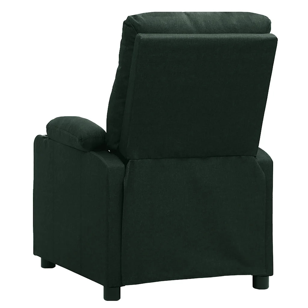 Poltrona Massaggiante Verde Scuro in Tessuto 339118