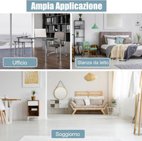 Brandina Pieghevole con Ruote Girevoli, con Materasso in Memory Foam, Lettino Pieghevole a Doghe 190x80 cm, Salvaspazio, Carico Massimo 130 kg (Blu)