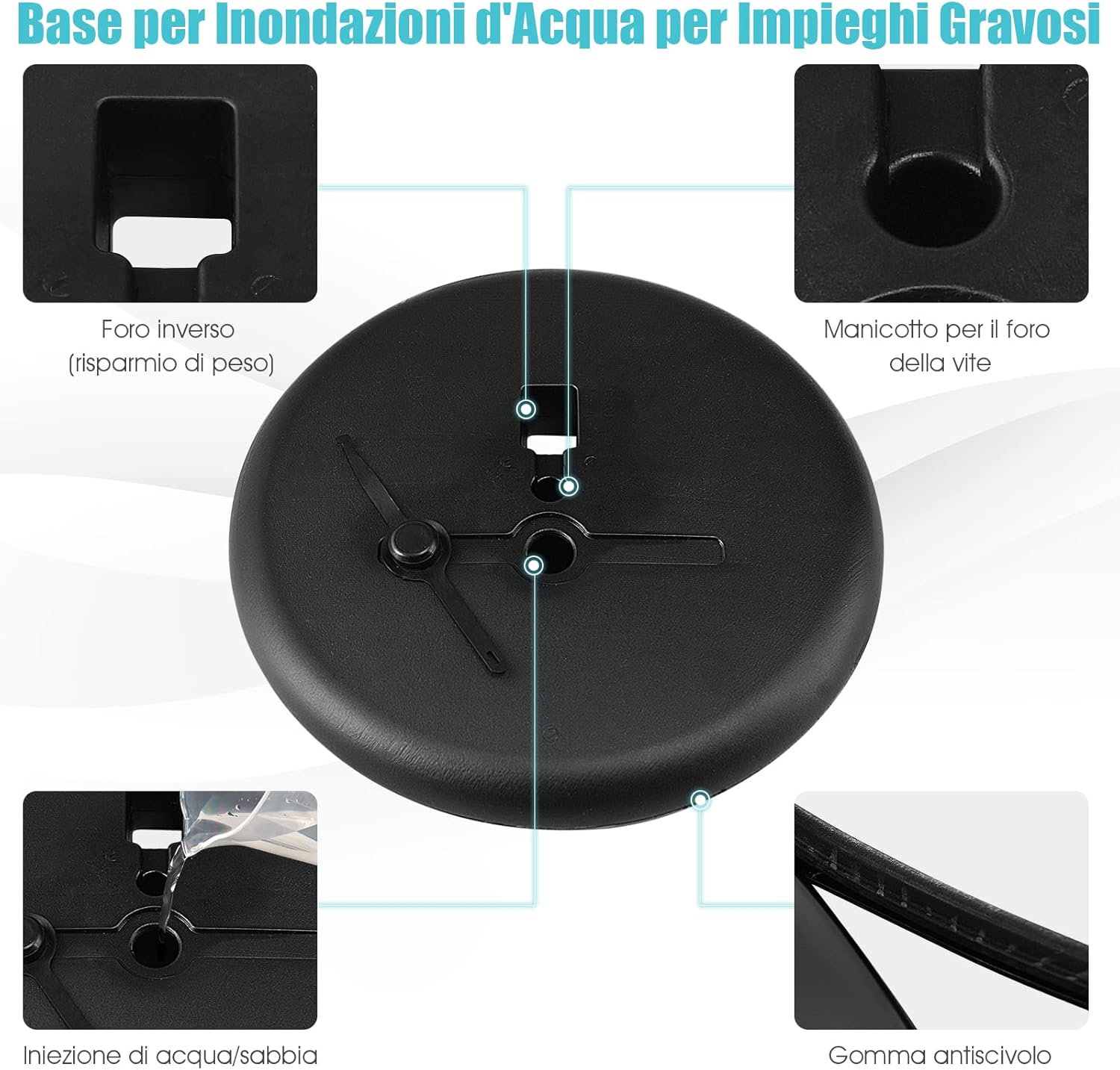A4 / A3 Supporto Poster Espositore da Pavimento Supporto Menù Pubblicità in Metallo, Girevole e Regolabile in Altezza