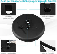 A4 / A3 Supporto Poster Espositore da Pavimento Supporto Menù Pubblicità in Metallo, Girevole e Regolabile in Altezza