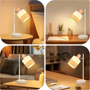 ZMH Lampada da tavolo vintage E14 con cavo senza lampadina per ufficio camera letto