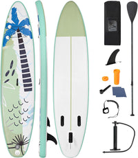 Tavola da Surf Gonfiabile Stand Up Paddle, Tavola da SUP con Accessori Completo e Borsa di Trasporto Impermeabile