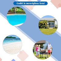 Forza 4 Gigante per Bambini e Adulti, Set Forza 4 per Interni ed Esterni, Gioco Familiare per Feste e Vacanze, 120 x 42 x 104 cm