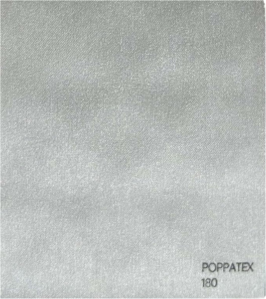 Tessuto Ecopelle Nautica Tappezzeria Alta Qualità "POPPATEX" - Colore GRIGIO CHIARO 180 - Morbida e Resistente - Vendita al Metro - H.140