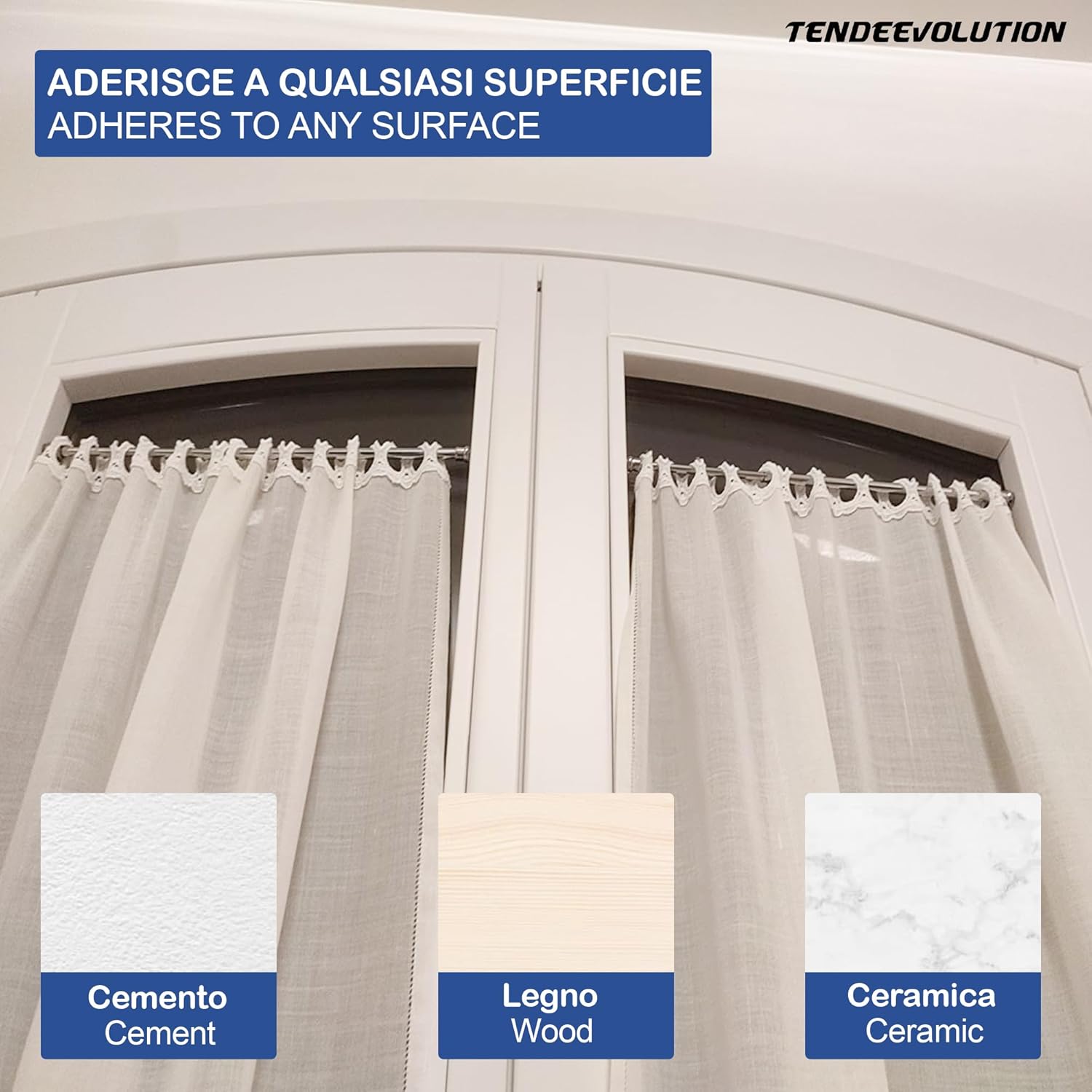 Astine a Molla in Ferro, Coppia Bastoncini Pressione Estensibili 40-50cm - Colore Bianco