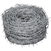 FILO SPINATO ZINCATO RECINZIONE RETE METALLICA CORDA SPINOSA 100mt VERDELOOK 430