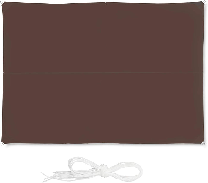 Vela ombreggiante rettangolare 3 x 4 m marrone 13_0002932_3