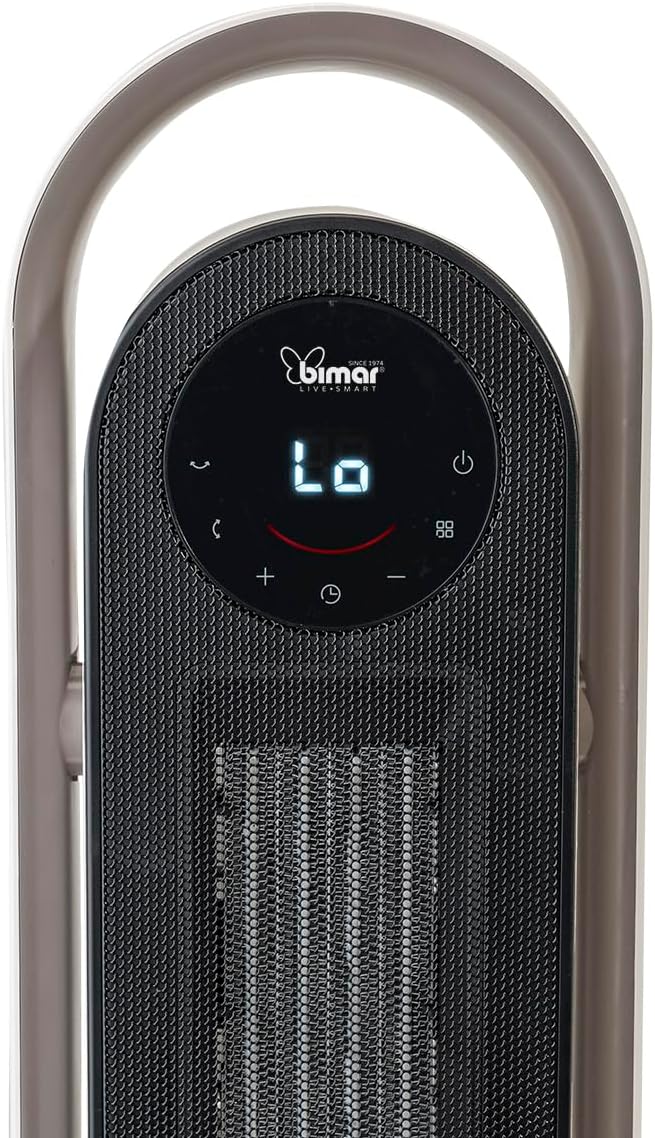 Bimar Termoventilatore Colonna HP132 PTC 2000W Telecomando Timer 24h Termostato Oscillazione