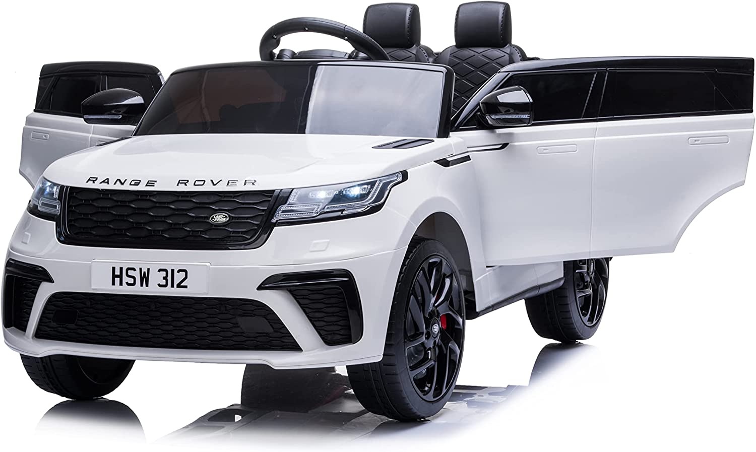 Auto Elettrica macchina per Bambini RANGE ROVER VELAR 12V-Bianco