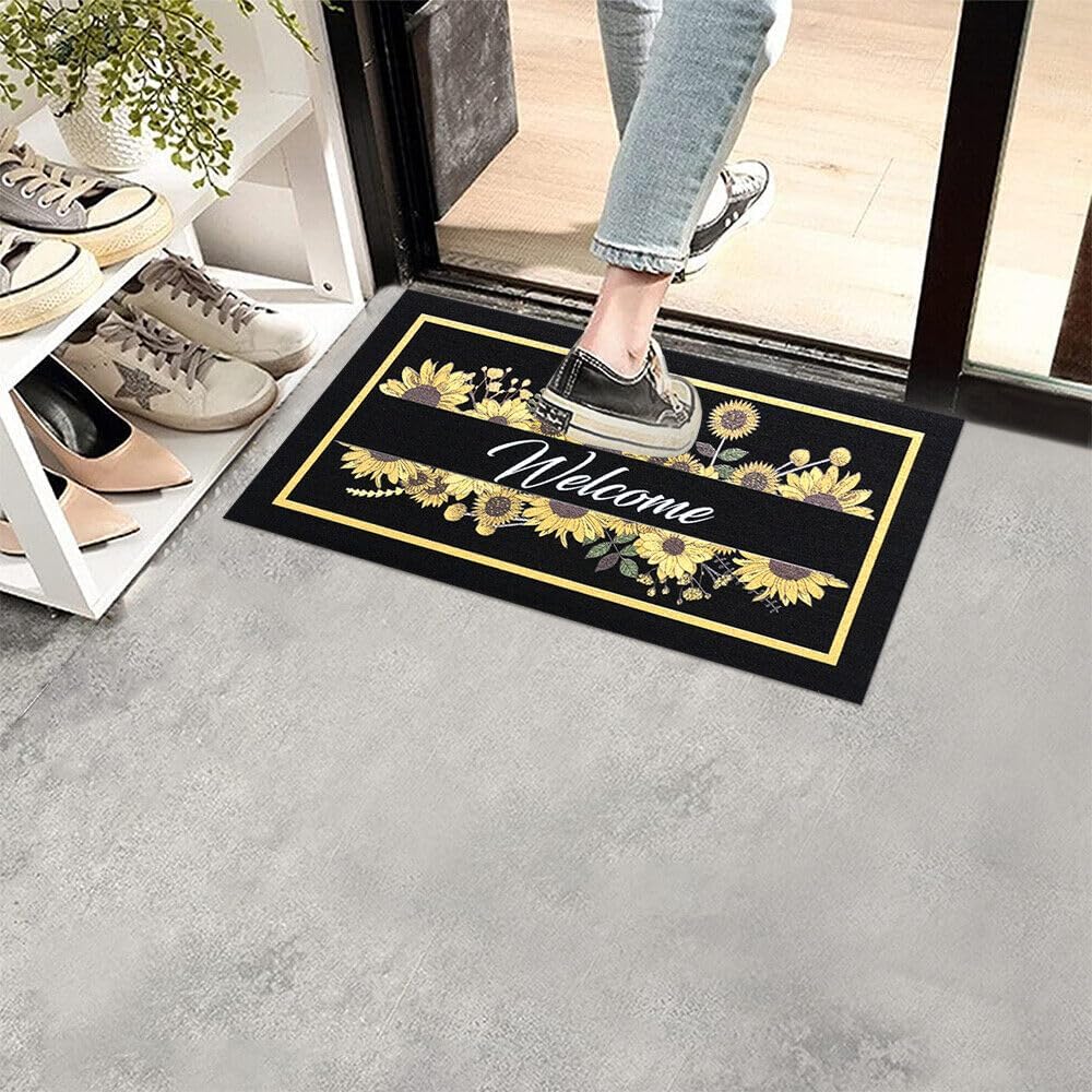 Zerbino Gomma Sostenibile 40X70 Antiscivolo Ingresso Interno Esterno Moderno Dis.K