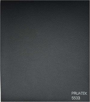 Tessuto FintaPelle Nautica Tappezzeria Alta Qualità "PRUATEK" - Colore NERO 5533 - Morbida e Resistente - Vendita al Metro - H.140