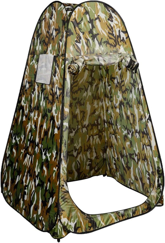 Tenda Cambiando Tenda da Doccia Esterno Tenda Pop-up per Campeggio Spiaggia, 120 x 120 x 190 cm（Camo）
