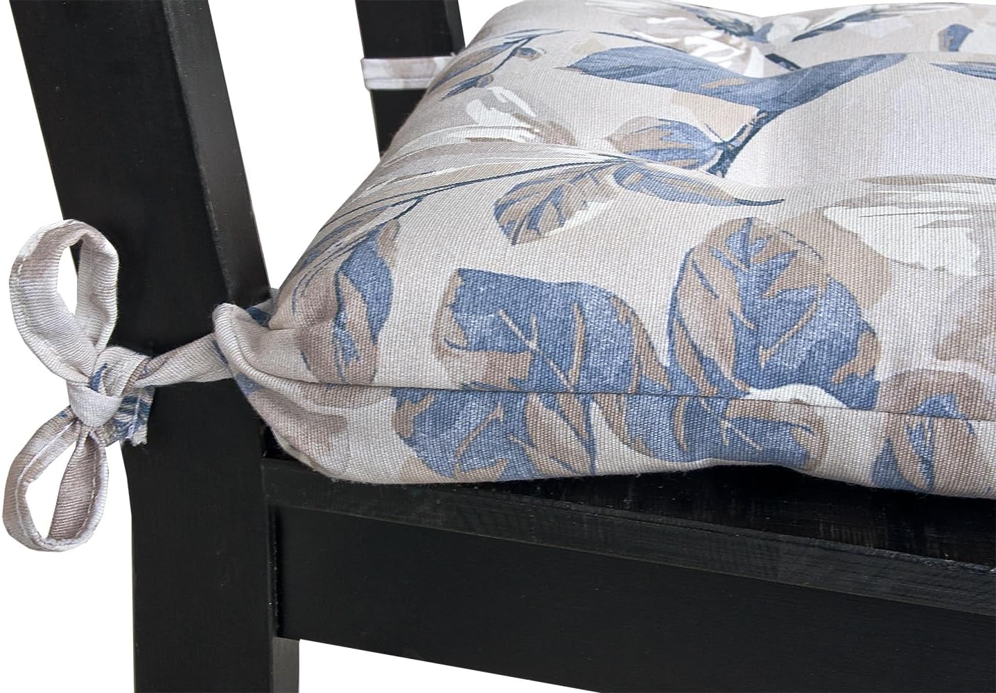 Set 4 Cuscini Sedia Casa Shabby Chic Morbidi Imbottiti Ovatta Universali Coprisedie Cotone Lavabili