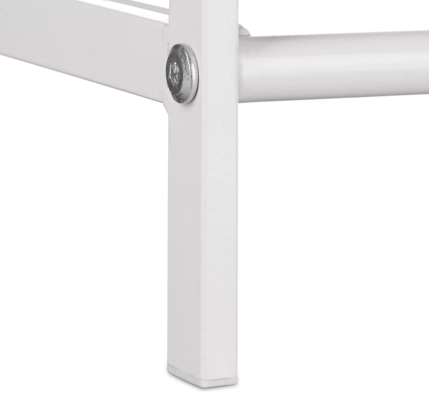 Mensola scarpiera con 2 ripiani in meta 6 paia bianco 13_0001639_2