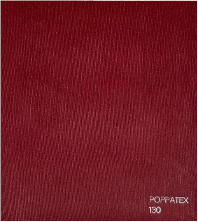 Tessuto Ecopelle Nautica Tappezzeria Alta Qualità "POPPATEX" - Colore BORDEAUX 130 - Morbida e Resistente - Vendita al Metro - H.140
