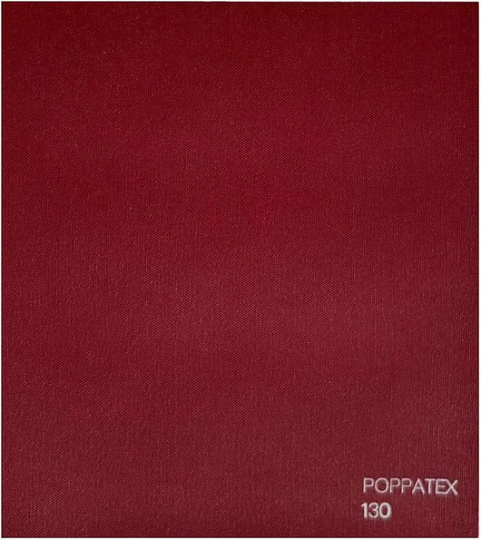 Tessuto Ecopelle Nautica Tappezzeria Alta Qualità "POPPATEX" - Colore BORDEAUX 130 - Morbida e Resistente - Vendita al Metro - H.140