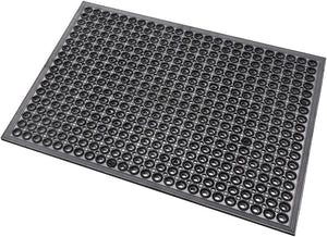 Zerbino Gomma Morbida 47x62 Cm Tappeto Ingresso Raschia Fango Dentato Drenante Antiscivolo