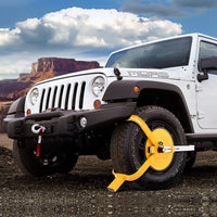 Blocco Ruota Auto Antifurto Bloccaggio per Pneumatico Ruote da 13-15 Pollici, con 2 Chiavi