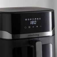 Innoliving Friggitrice ad Aria 8 Litri INN-891 con Pannello Digitale Touch, 7 Programmi Preimpostati, Finestra di Controllo e Luce Interna