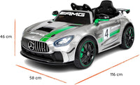 Auto Elettrica per Bambini Mercedes GT4 AMG Luxury  12V